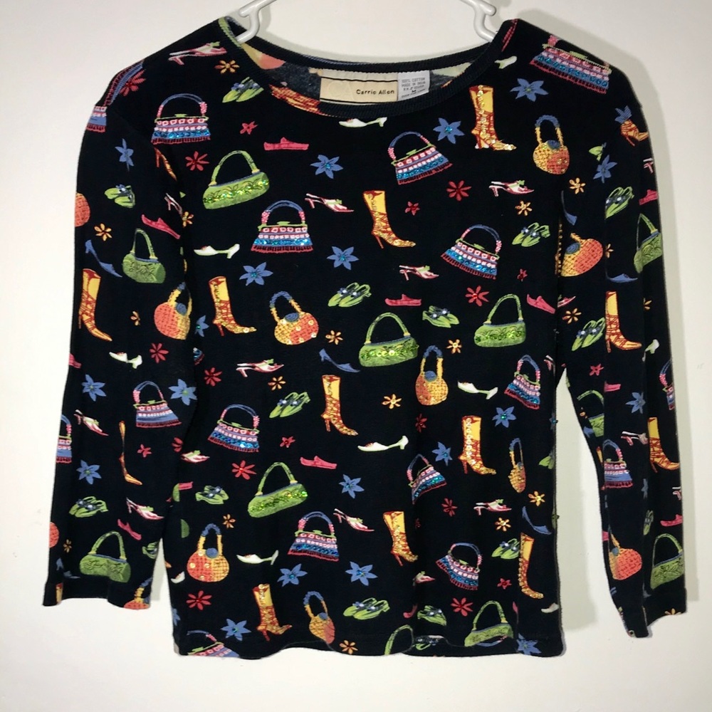 Vintage sequined top